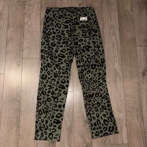 Ripndip Olive and Black leopard Patterned Pants